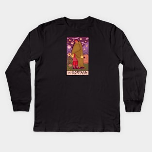 The Radical Rester - Tarot Card Art Kids Long Sleeve T-Shirt